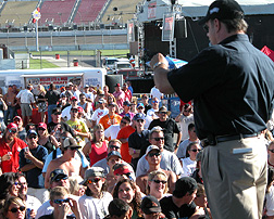 Joe on stage.