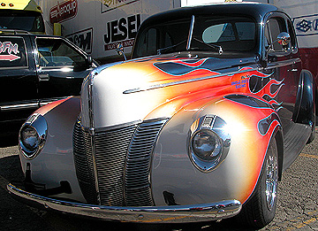 Unc's Flaming '40 Ford.
