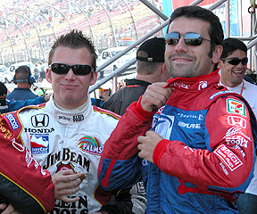 Dan Wheldon & Dario Franchetti.