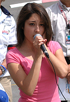 Katie Soto sings National Anthem.