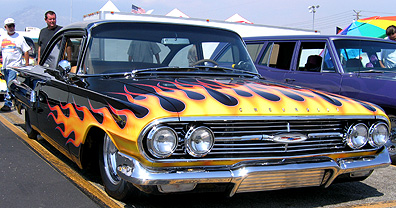 Flamed '62 Chevy.