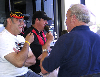 Mac, Drummond & J.B. cracking up.