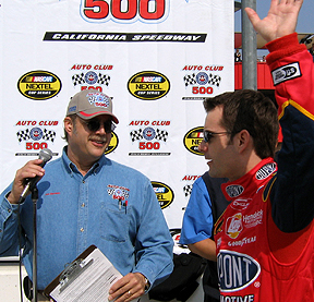 Jeff Gordon's game face.