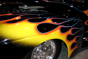 Old school flames.