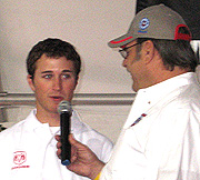 Unc interviewing Kasey Kahne.