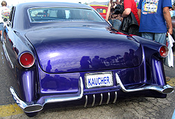 Rear of Kaucher's purple dream.