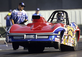 Launching the Vette.