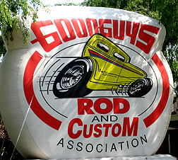 Huge GoodGuys sign.