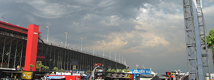 Auto Club 500/Fan Zone signage.