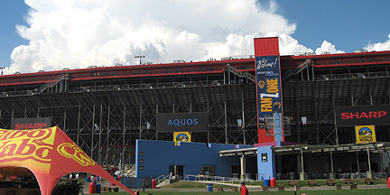 Sharp Aquos 500/Fan Zone signage.