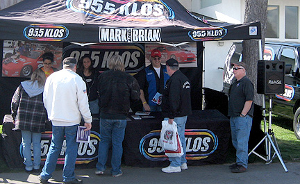 Wide shot of Cool Patrol booth.