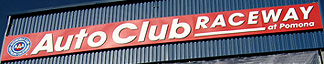 Auto Club Raceway sign.