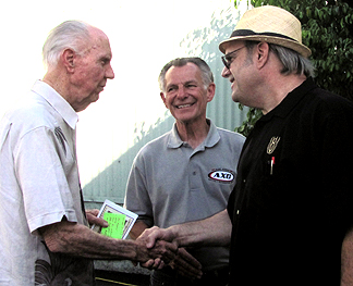 J.B. congratulating Alex.