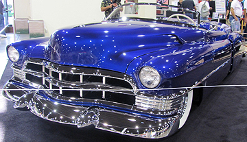 Big blue Caddy.