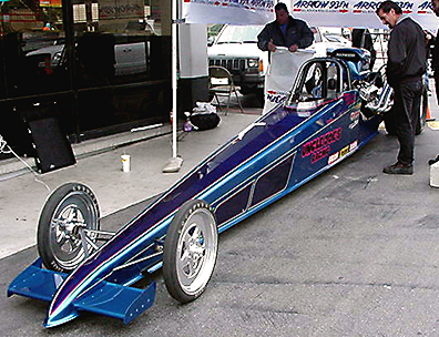 Dragster at Hamer display 2002.