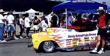 Vette on display.