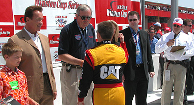 J.B. introing Ward Burton.