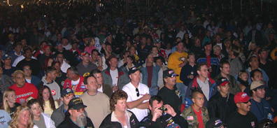 Concert crowd.