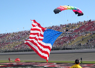 Skydiving flag.