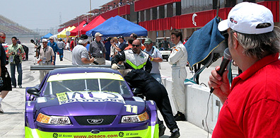 Joe on the starting grid