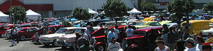 Over 125 cars on display.