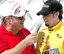 Sam Hornish & Joe.