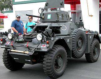 An Army armored tank