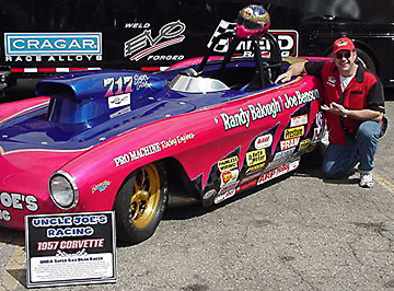 Joe & Vette on display.